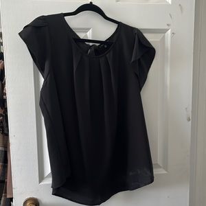 black 2x blouse